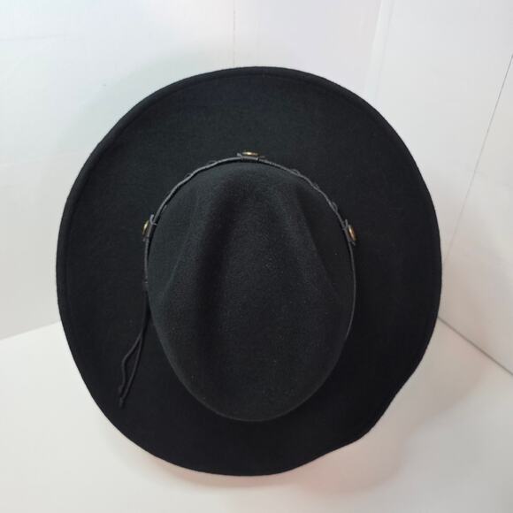 Twister Dakoda Crushable Black M Felt Wool Cowboy Unisex Hat. Warm. Western Rare - Picture 11 of 12